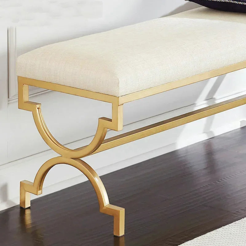 banc de couloir nordique tabouret léger de luxe pour maison - vue 2 sur 7