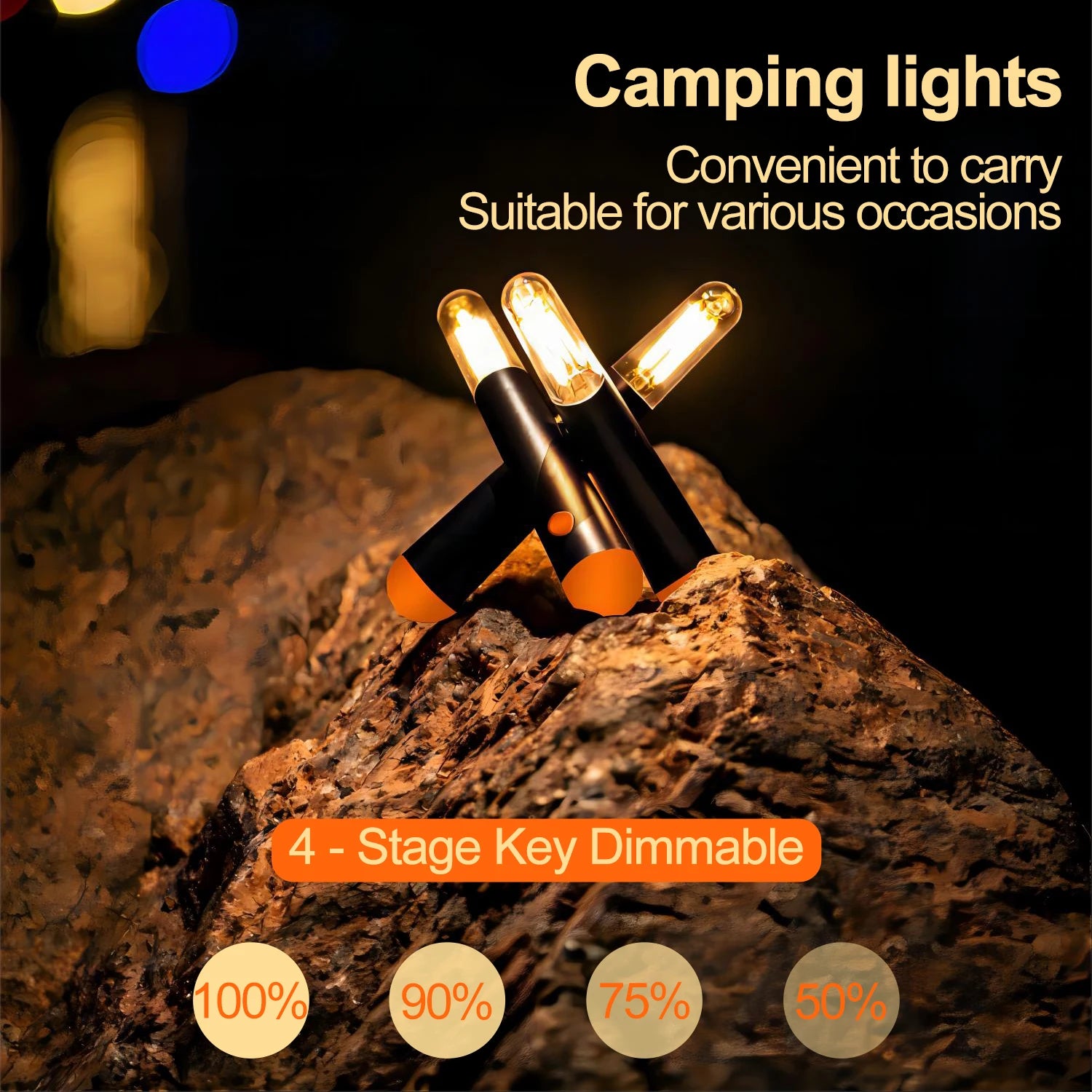 Lanterne LED Rechargeable par USB - vue 4 sur 8