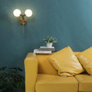 applique murale nordique double tête éclairage design moderne