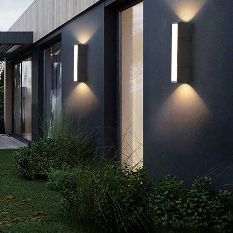 applique murale led étanche design moderne pour intérieur et extérieur - vue 3 sur 10