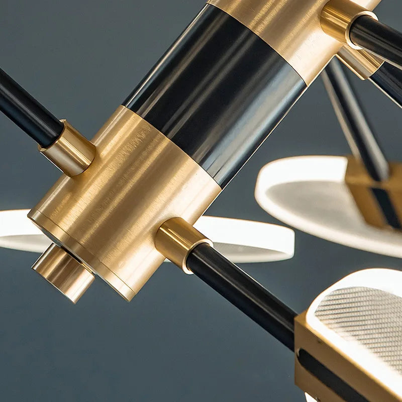 lustre led nordique créatif pour décoration intérieure moderne - vue 6 sur 9
