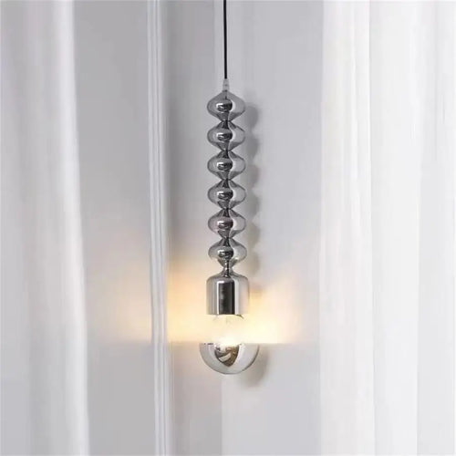 lampe de chevet industrielle minimaliste design ondulé élégant - vue 3 sur 5