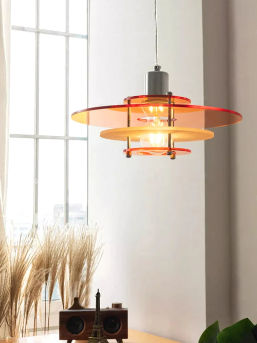 suspension à led en acrylique pour restaurant et magasin de vêtements - vue 2 sur 9