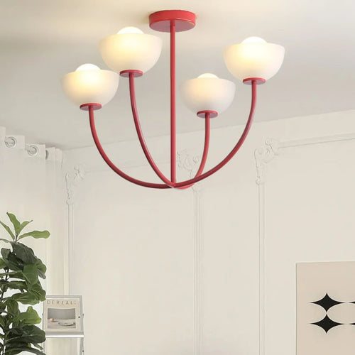 lampe led vintage tulipe style campagnard pour café restaurant bar - vue 4 sur 7
