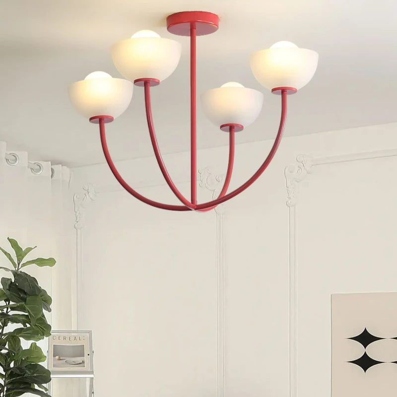 lampe led vintage tulipe style campagnard pour café restaurant bar - vue 4 sur 7
