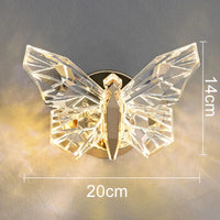 Applique murale LED papillon nordique