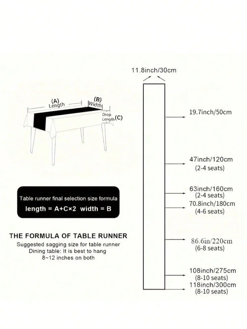 Chemin de table bohème nordique tissé avec pompons - vue 4 sur 5