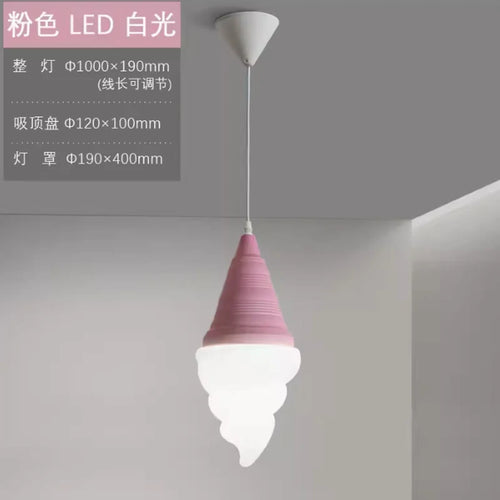suspension créative en forme de crème glacée moderne - vue 10 sur 15
