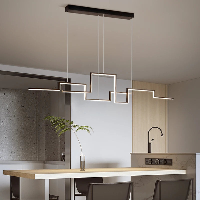 suspension led moderne design artistique pour intérieur - vue 2 sur 9