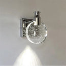 applique murale led de luxe en cristal décorative et veilleuse