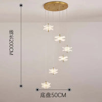 lustre en cristal led de luxe pour éclairage moderne créatif floral