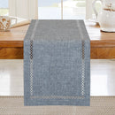 chemin de table lin ajoure style moderne repas