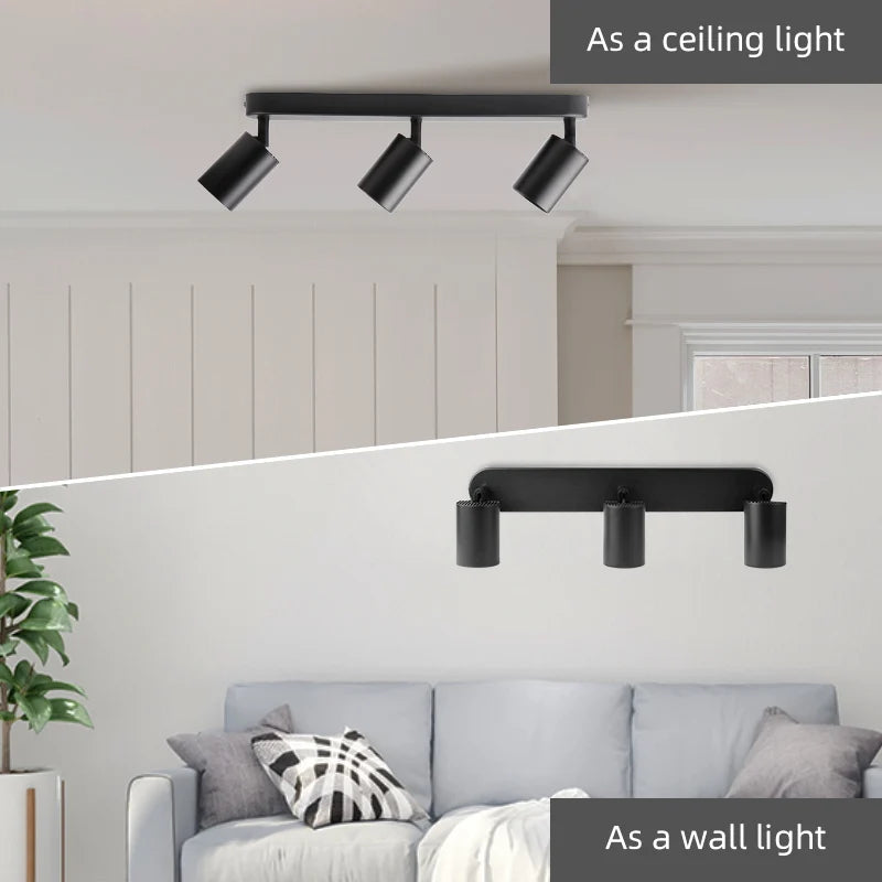 spot led sur rail pour éclairage intérieur polyvalent - vue 3 sur 8