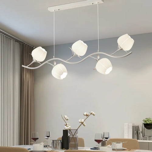 suspension à fleurs de style pastoral pour décoration intérieure - vue 4 sur 14