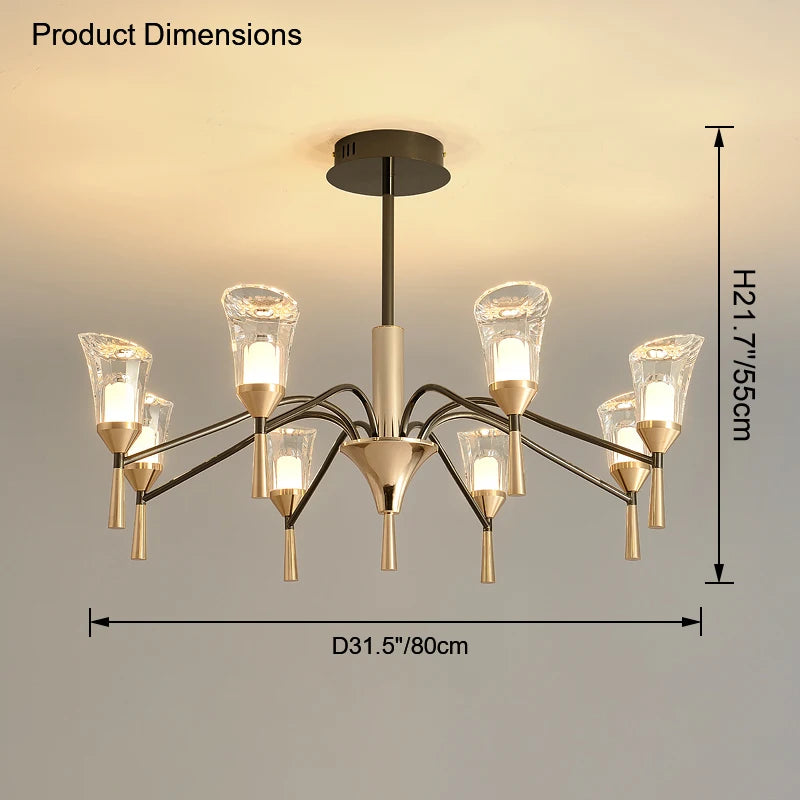 lustre suspendu moderne pour un éclairage élégant - vue 9 sur 9