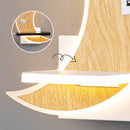 applique murale led lune design moderne minimaliste avec chargeur usb