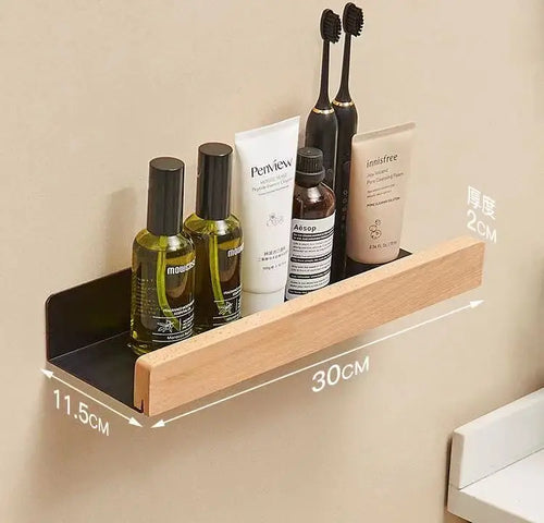 étagère en hêtre étanche pour rangement cuisine et salle de bain - vue 21 sur 20