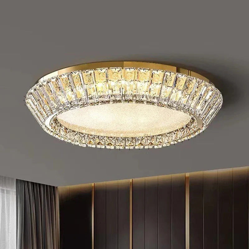 plafonnier en cristal de luxe pour décoration intérieure élégante - vue 1 sur 10