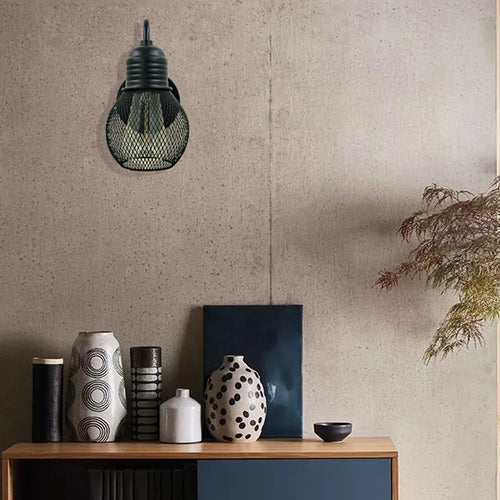 applique murale loft rétro avec interrupteur pour décoration - vue 6 sur 6