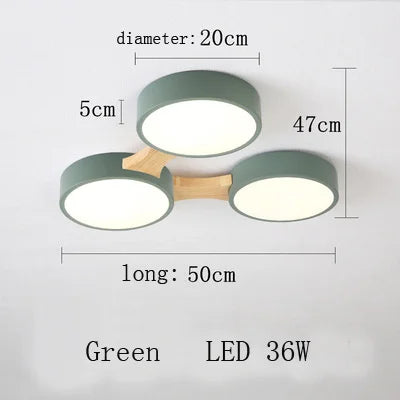 plafonnier moderne en bois avec éclairage led intérieur - vue 31 sur 36
