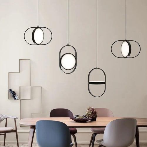 Plafonnier led rotatif au design moderne - vue 6 sur 10