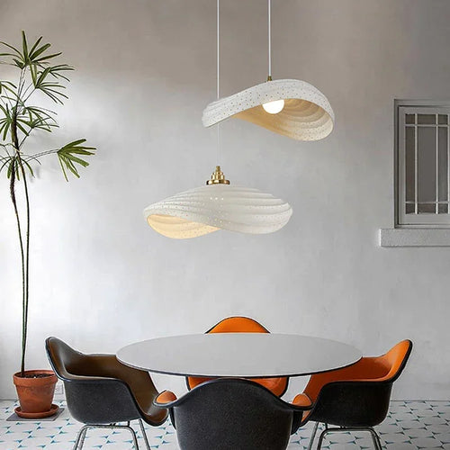 lustre wabi sabi éclairage décoratif pour intérieur moderne - vue 6 sur 18