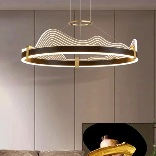 suspension moderne pour éclairage intérieur design élégant - vue 6 sur 17