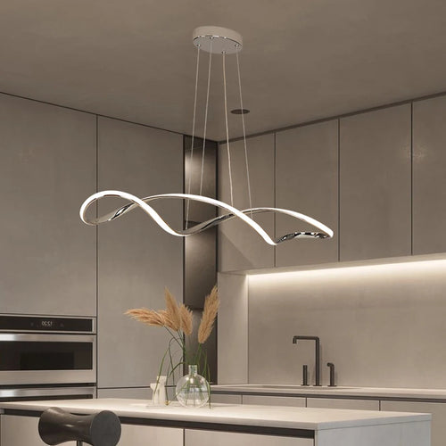 lustre moderne intelligent avec alexa pour intérieur design - vue 5 sur 9