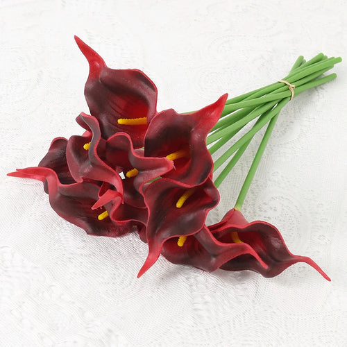 lot de fleurs artificielles lys calla pour mariage et décoration florale - vue 21 sur 23