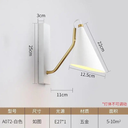 applique murale mécanique led design pour café et restaurant - vue 10 sur 10