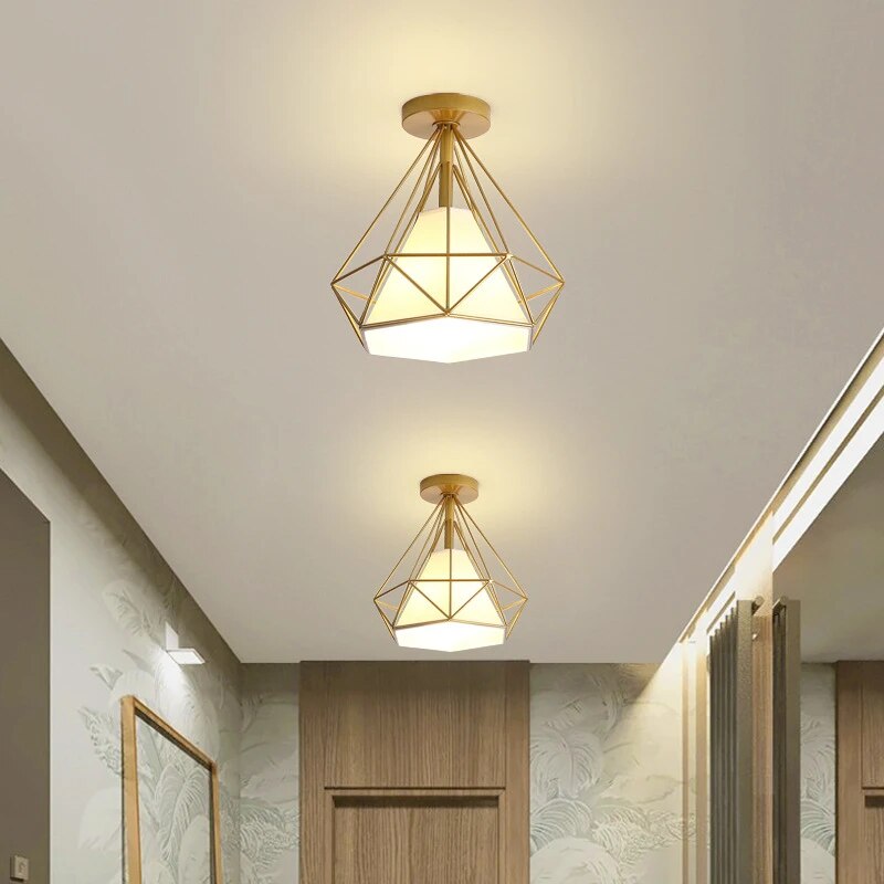 Plafonnier simple moderne blanc - vue 4 sur 23