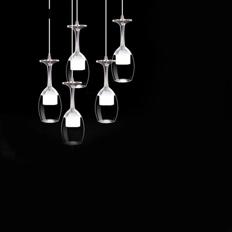 suspension moderne en acrylique pour décoration intérieure et ambiance industrielle - vue 6 sur 8