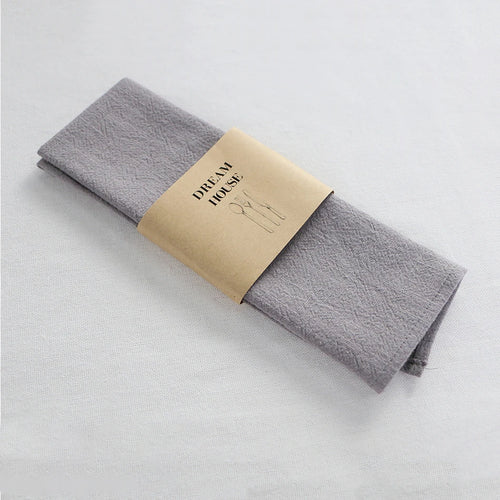 Serviette de table coton lin épais style moderne