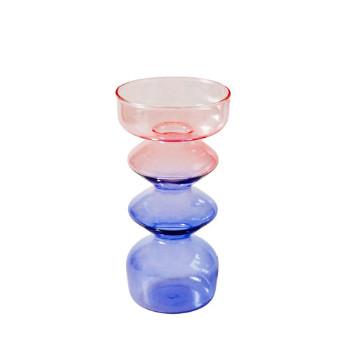 bougeoir en verre pour décorations de fête et mariage - vue 16 sur 16