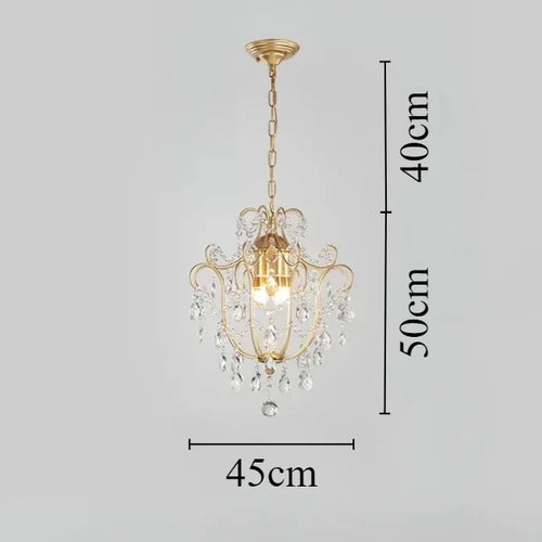 lustre led rétro en cristal pour décoration intérieure élégante - vue 9 sur 8