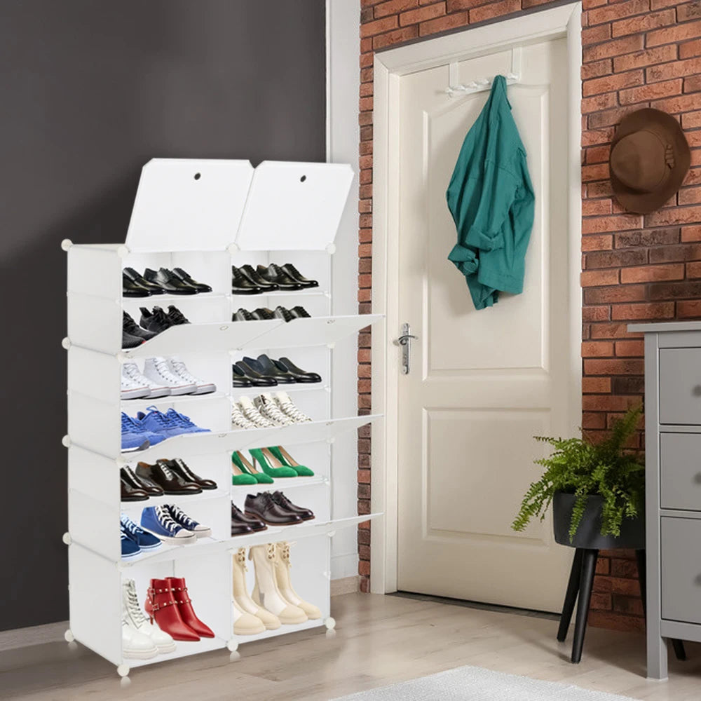 meubles modulaires de rangement modernes pour chaussures - vue 3 sur 8
