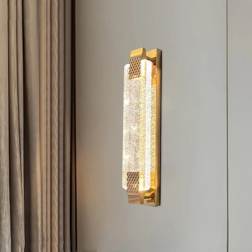 applique murale led bulle cristal moderne luxe décoration - vue 2 sur 16