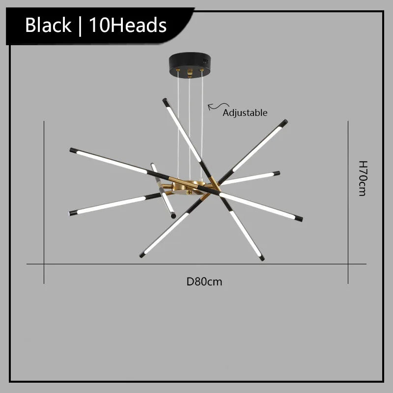 lustre suspendu winfordo design créatif led 	 décoratif - vue 9 sur 14