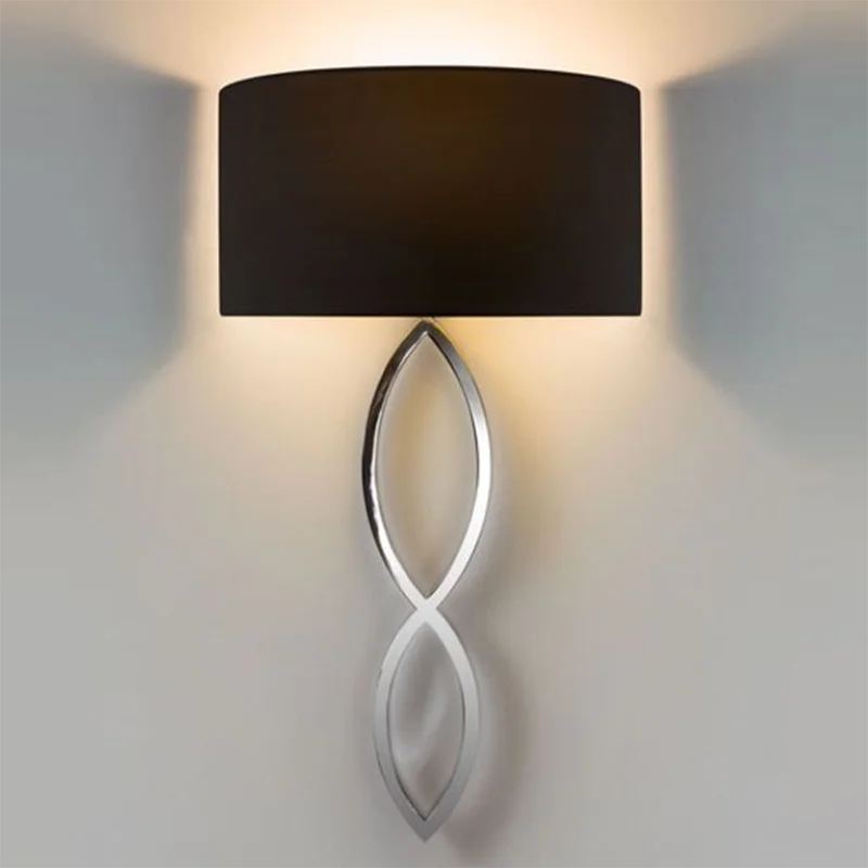 applique murale design en tissu éclairage moderne pour intérieur décoratif - vue 9 sur 9