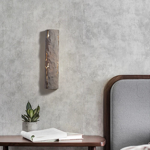 applique murale led design souche d arbre style nordique moderne - vue 6 sur 10