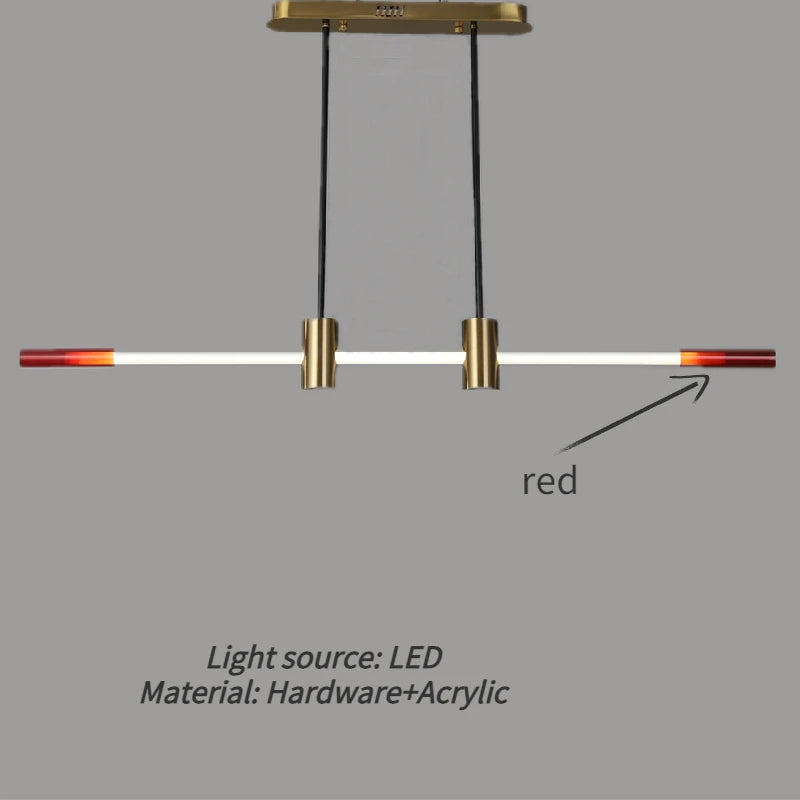 lustres à led minimalistes pour bars et réceptions modernes - vue 7 sur 8