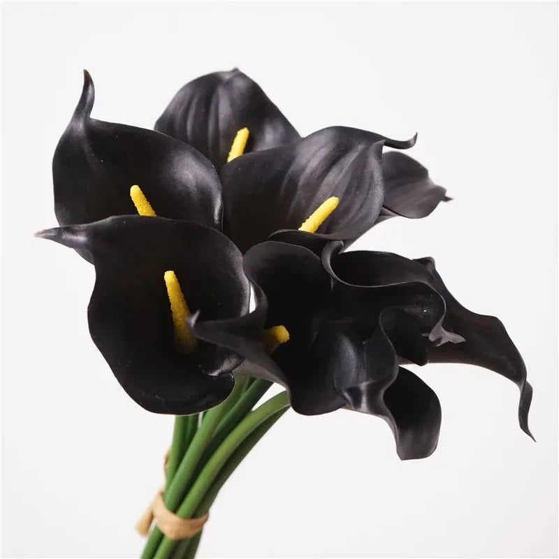 bouquet de lys calla artificiels réalistes pour décoration intérieure