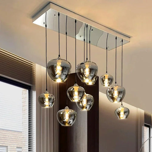 lustre en verre pour un éclairage intérieur élégant - vue 5 sur 7