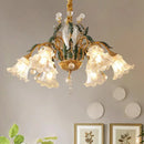 lustre en cristal rustique pour éclairage intérieur industriel