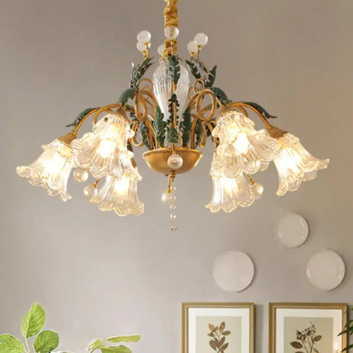 lustre en cristal rustique pour éclairage intérieur industriel - vue 3 sur 9