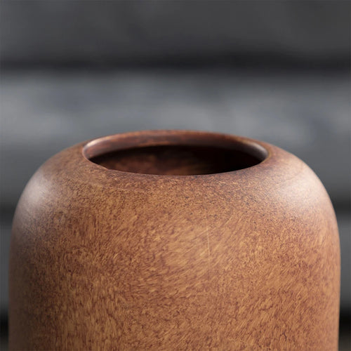 vase géométrique en céramique pour décoration florale artisanale - vue 4 sur 12