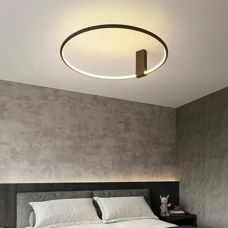 Plafond moderne à LEDs lumière pour chambre salon salle à manger étude rotatif Lustre décoration de la maison luminaire Lustre - vue 4 sur 22
