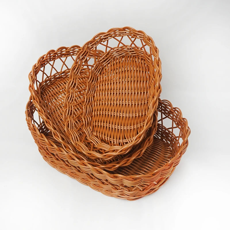 panier de rangement tissé pour collations et fruits - vue 4 sur 8