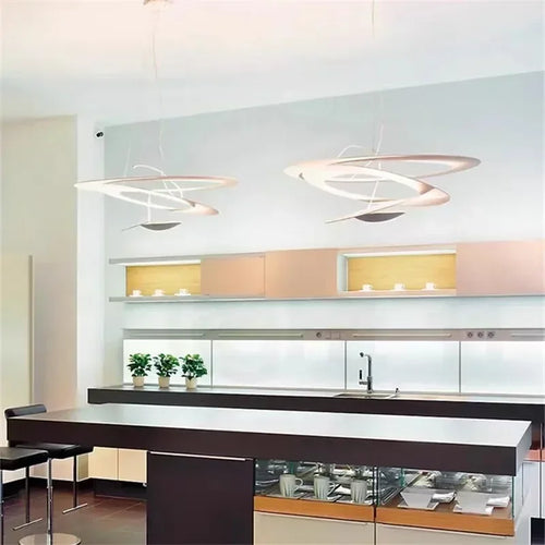 suspension design en métal pour un éclairage moderne - vue 6 sur 6