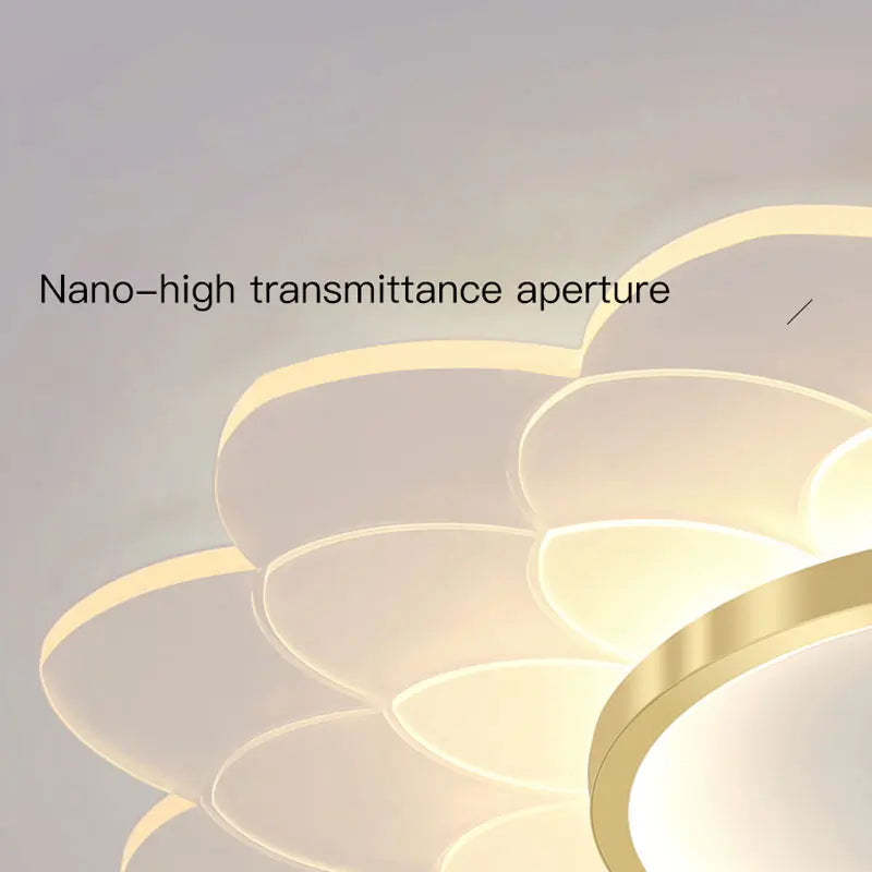 lustre moderne design floral pour décoration intérieure lumineuse - vue 5 sur 12